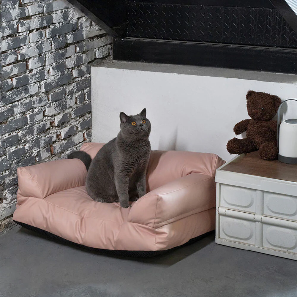 Luxury Waterproof Washable Supportive Bolster Dog & Cat Sofa Bed - News Pet Shop
