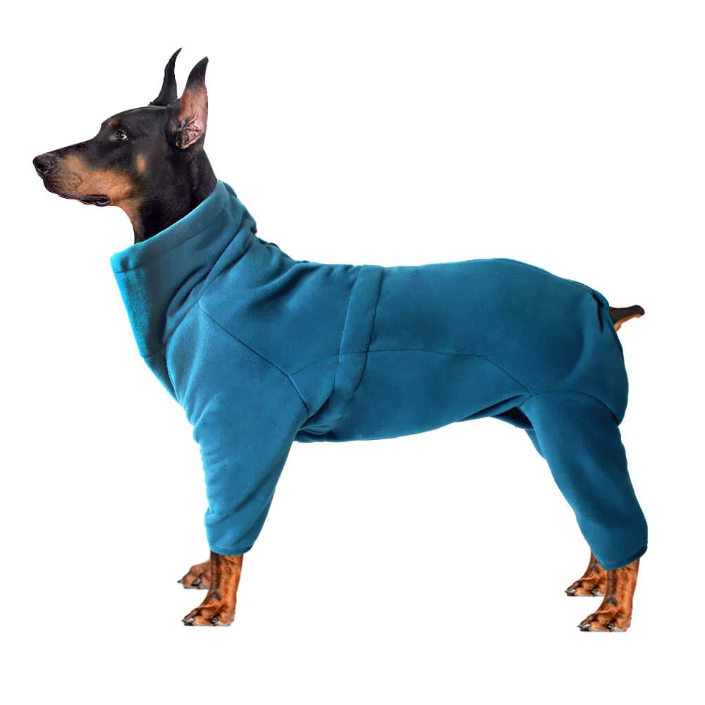 Fleece Dog Suit  C Cozy and Full-Body Warmth for Cold Weather - News Pet Shop