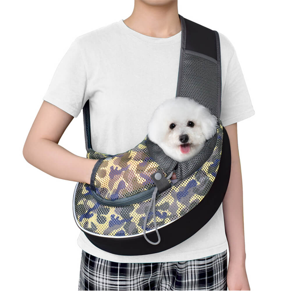 Stylish Portable Mesh PU Leather Dog & Cat Carrier Bag - News Pet Shop