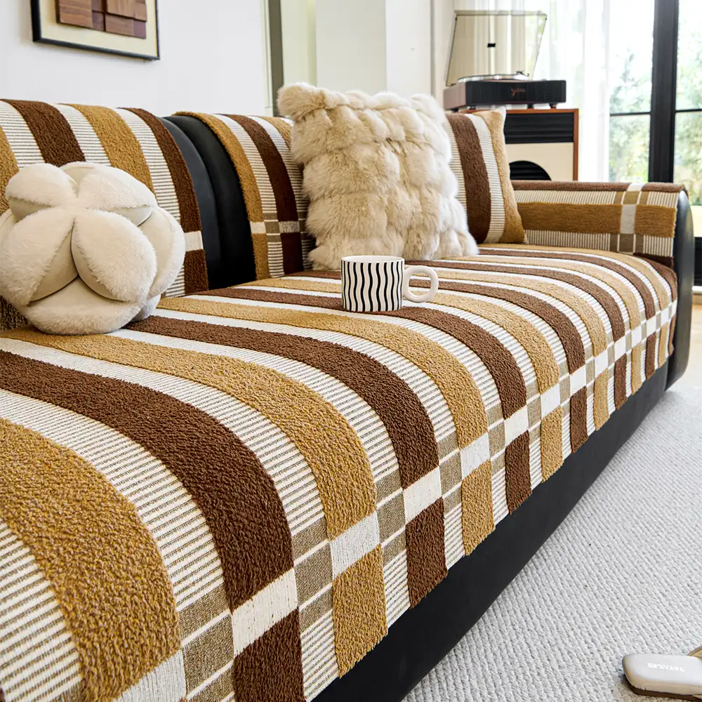 Mid-Century Modern Chenille Scratch-Resistant Furniture Protection Non-Slip Couch Cover - News Pet Shop