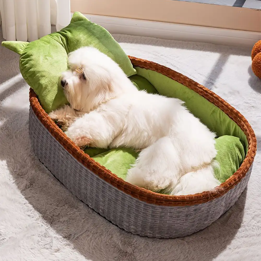 Neck Support Soft Heighten Frame Deep Sleep Pet Lounger Pillow Dog Bed - News Pet Shop