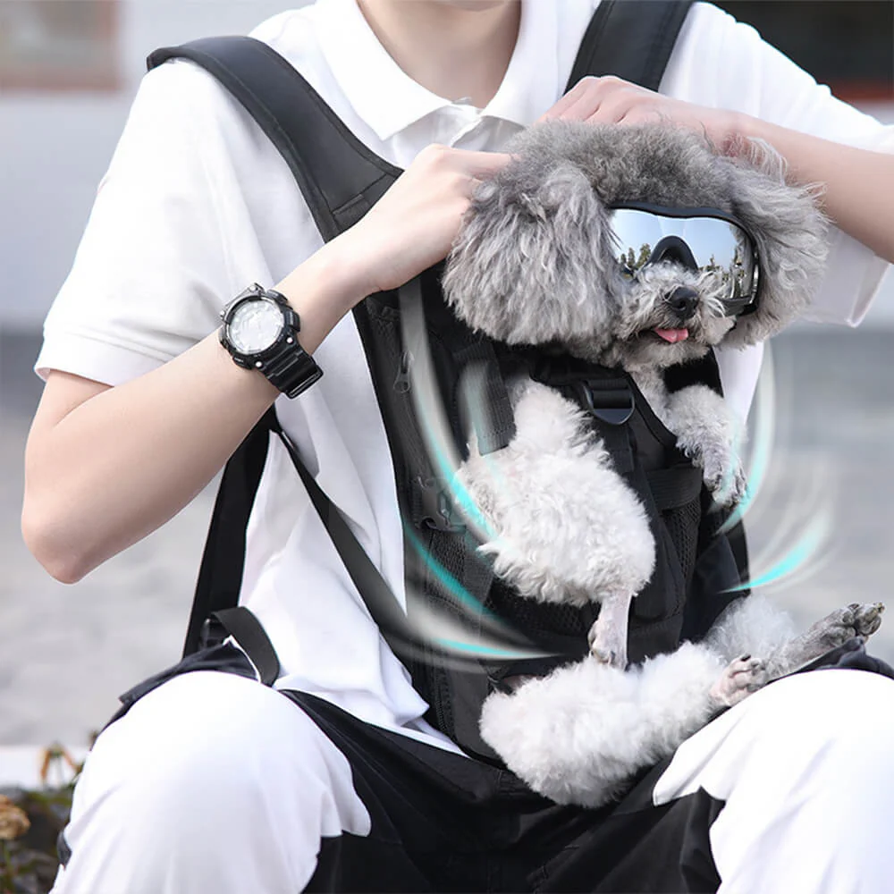 Breathable and Adjustable Portable Front-Hugging Backpack Dog Travel Bag - News Pet Shop