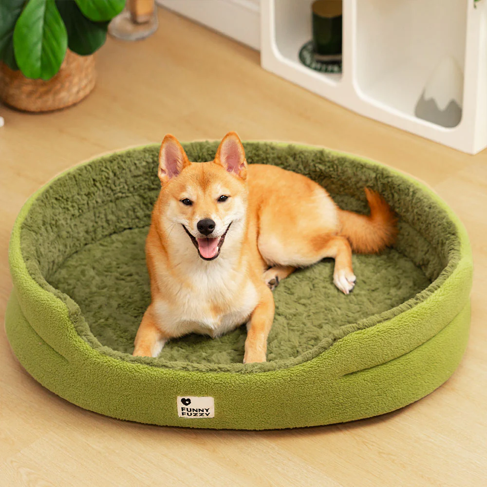 Fluffy Fleece Moss 2 in 1 Multifunction Comfort Dog Bed - News Pet Shop