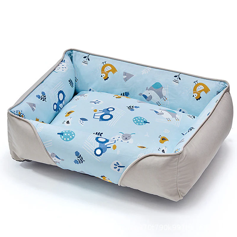 Cartoon Soft Neck Guard Dog Bed - News Pet Shop