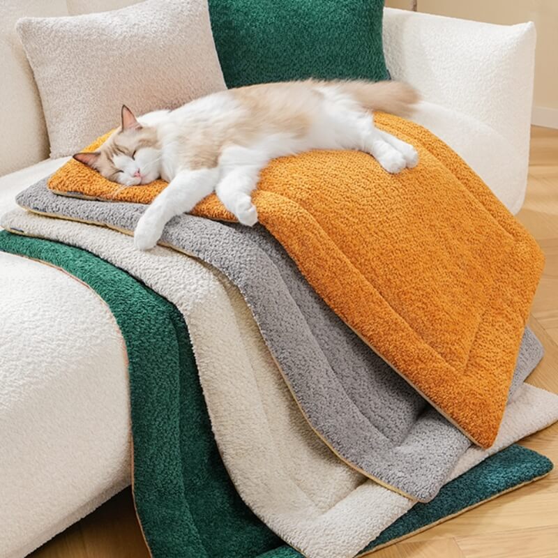 Warm Comfortable Non-slip Plush Pet Mat - News Pet Shop