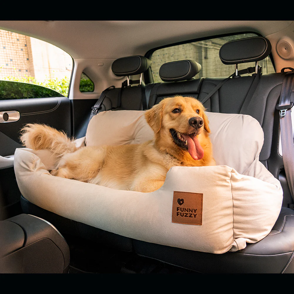 Travel Bolster Safety Medium Large Dog Car Back Seat Beds - News Pet Shop
