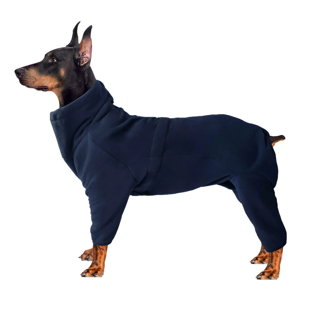 Fleece Dog Suit  C Cozy and Full-Body Warmth for Cold Weather - News Pet Shop