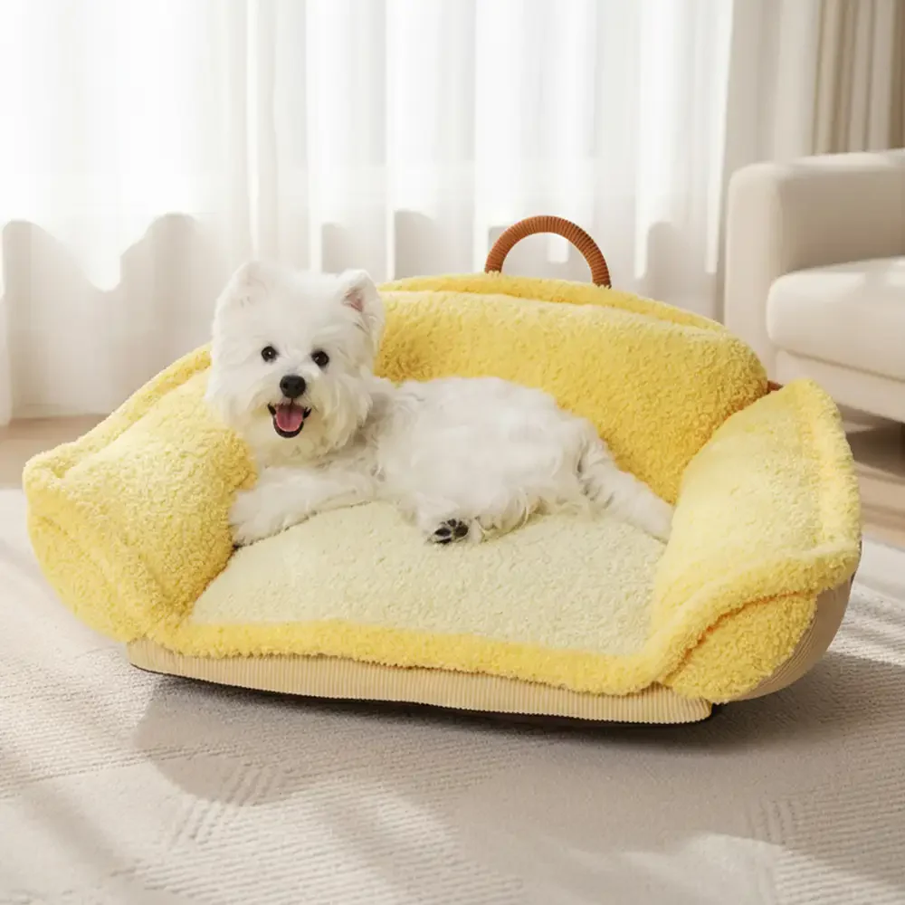 Multifunctional Full Neck Support Deep Sleeping Dog Sofa Bed - News Pet Shop