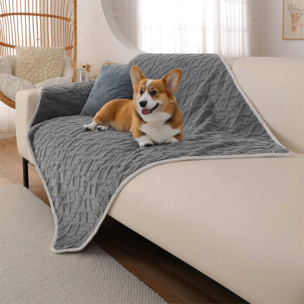 Luxurious Waterproof Soft Warm Polar Fleece Dog Blanket - News Pet Shop