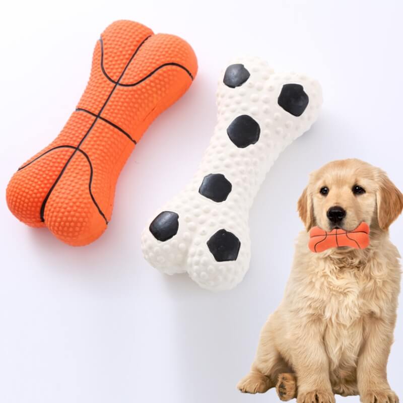 Durable Squeaky Bone Toy Dog Chew Toy - News Pet Shop