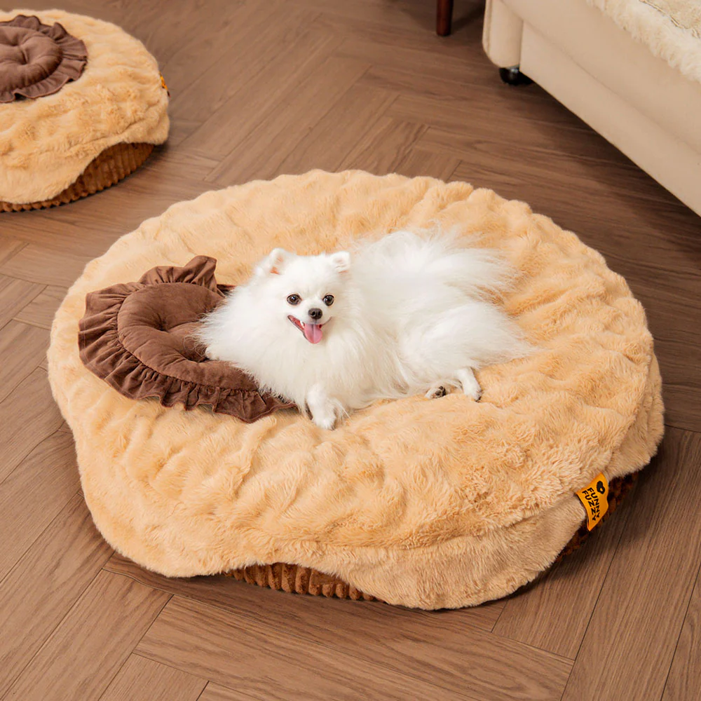 Fluffy Cake-Shaped Detachable Plush Orthopedic Pet Bed  C DreamBake - News Pet Shop