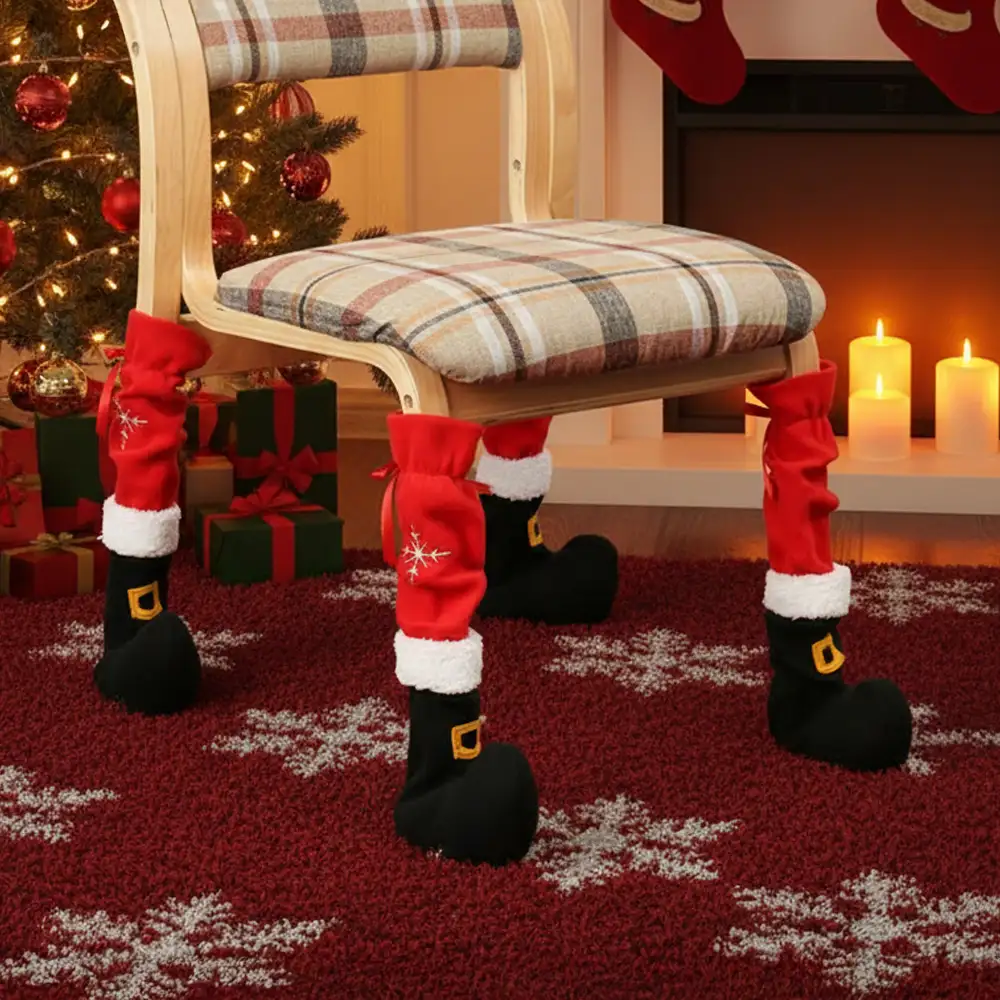 Christmas Decoration Chair Leg Covers - News Pet Shop