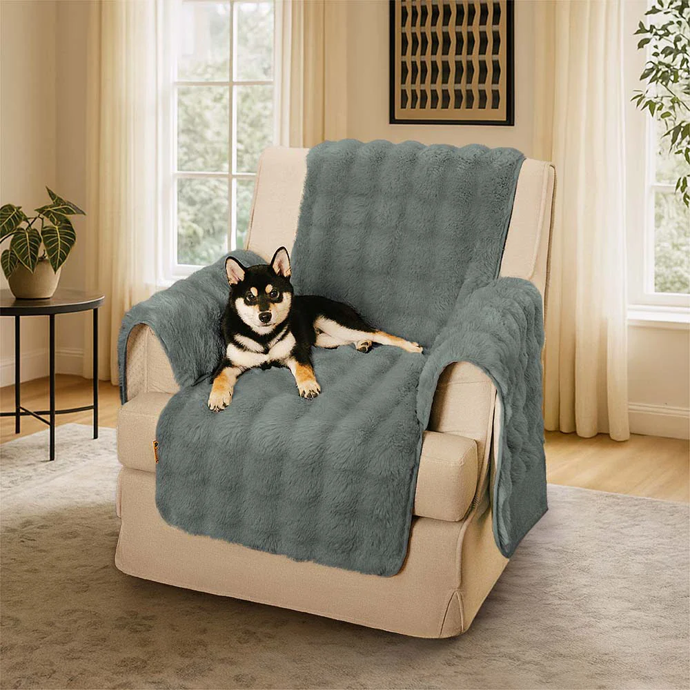 Water-resistant Fluffy Soft Furniture Protector Couch Cover-EverDry - News Pet Shop
