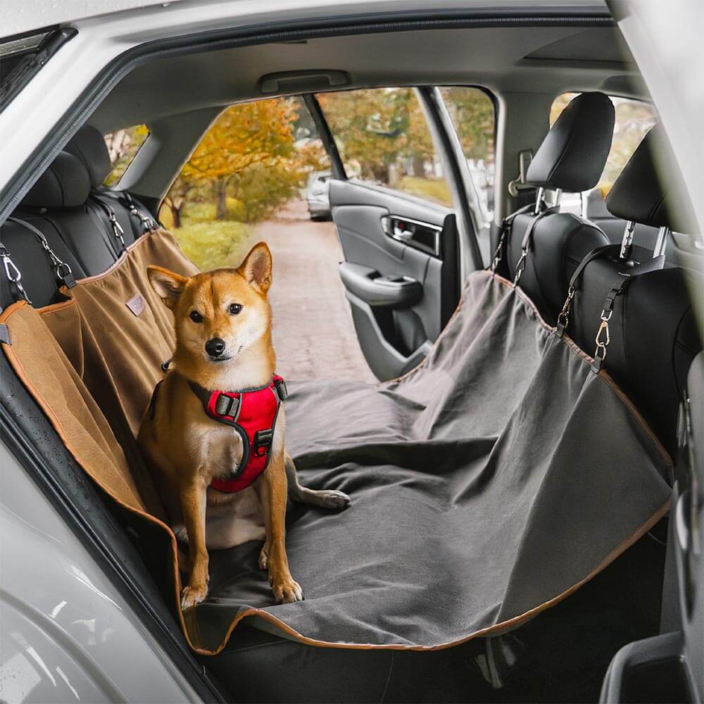 Classic Retro - Waterproof Camping & Car Dual-Use Back Seat Cover - News Pet Shop