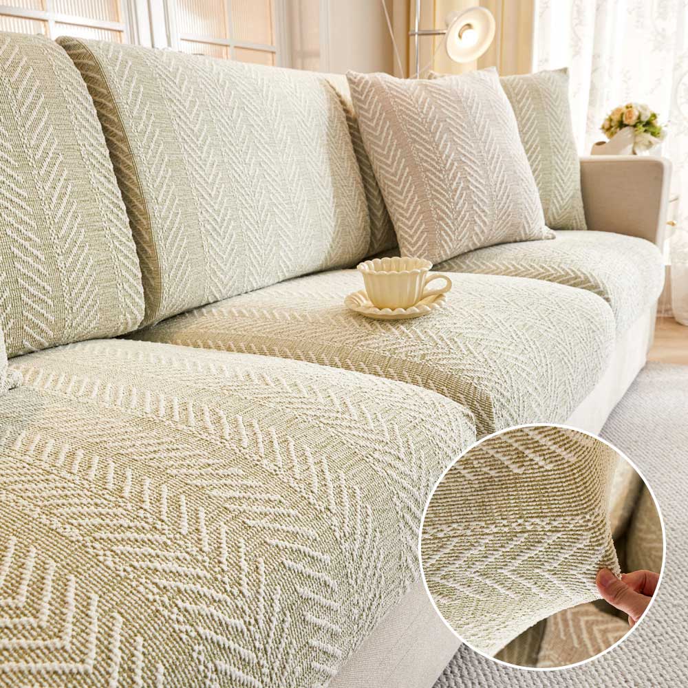 Herringbone Chenille Anti-Slip Magic Couch Cover - News Pet Shop