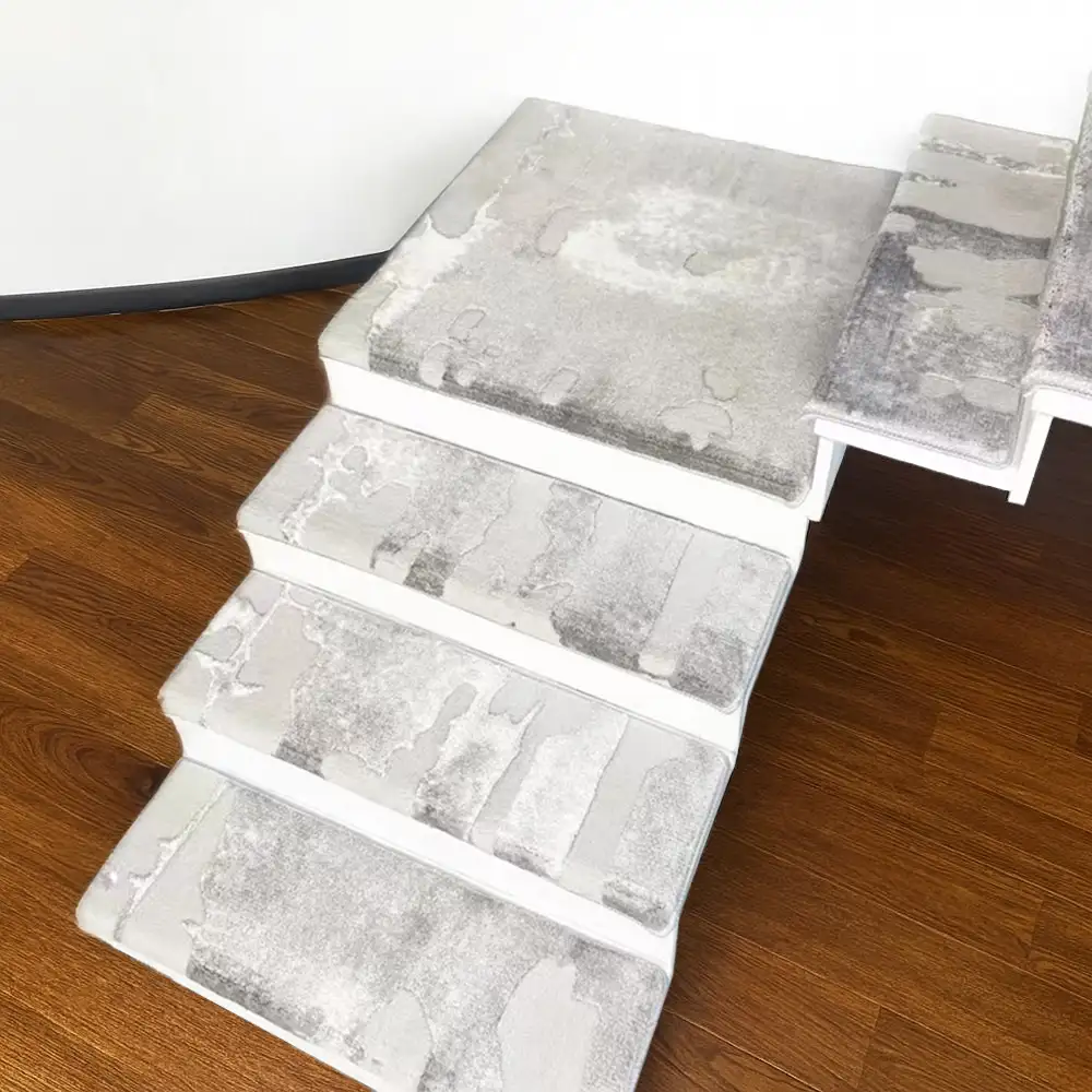 Marble Tufted Thick and Soft Bullnose Non Slip Stair Treads - News Pet Shop