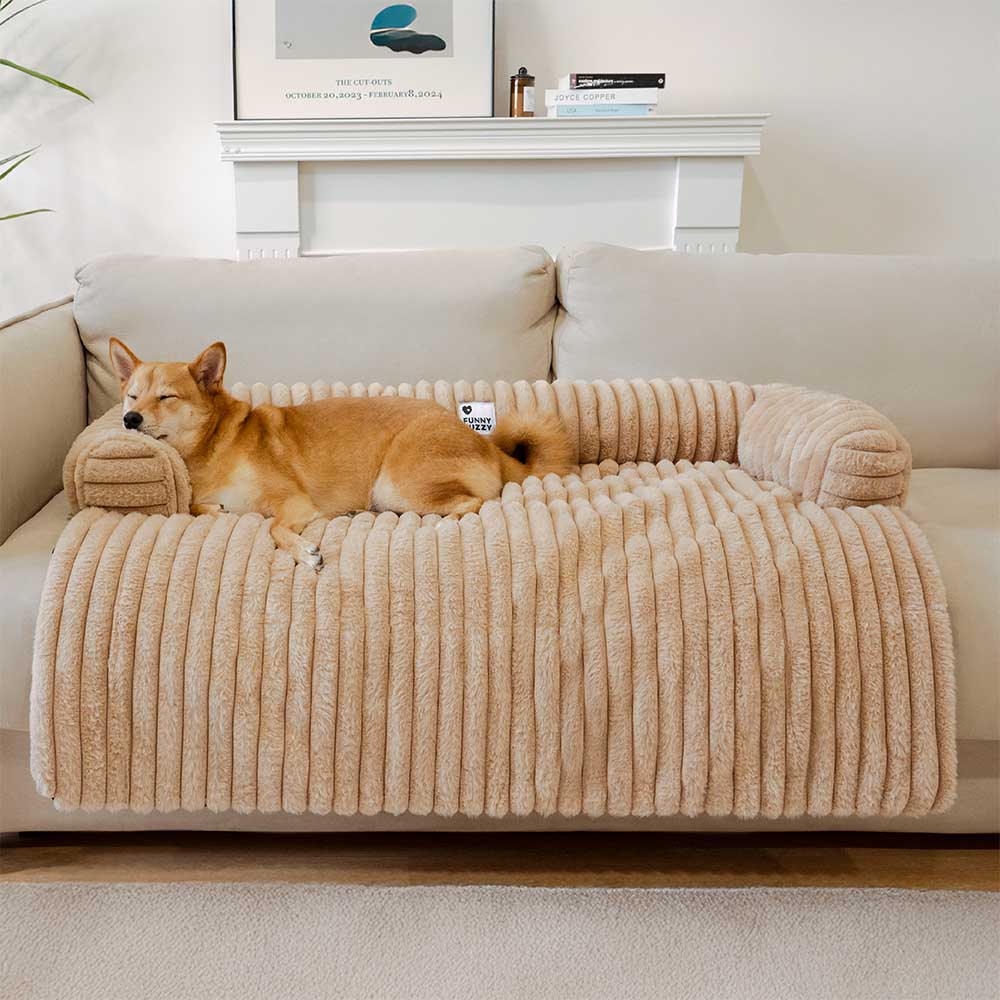 Fluffy Sofa Blanket Bolster Dog Mat Couch Cover - News Pet Shop