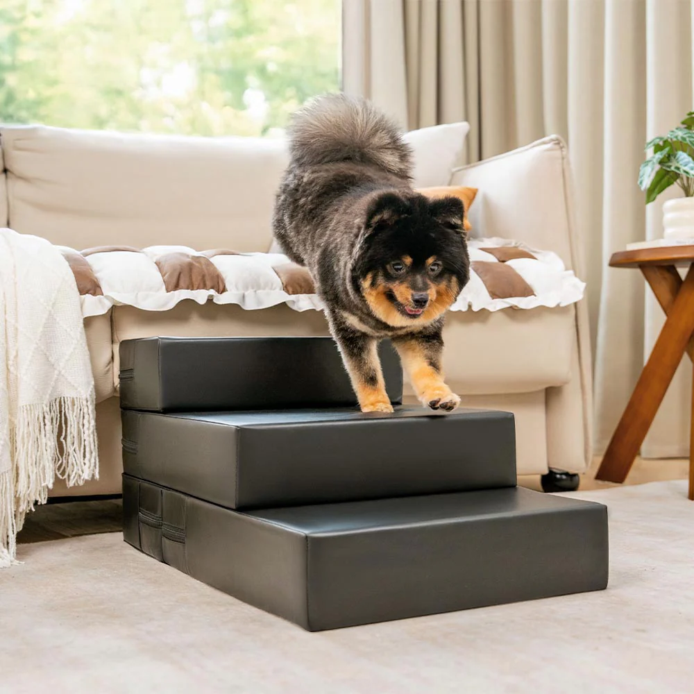 Waterproof Washable PU Leather Modular Multi-Level Pet Stairs - News Pet Shop