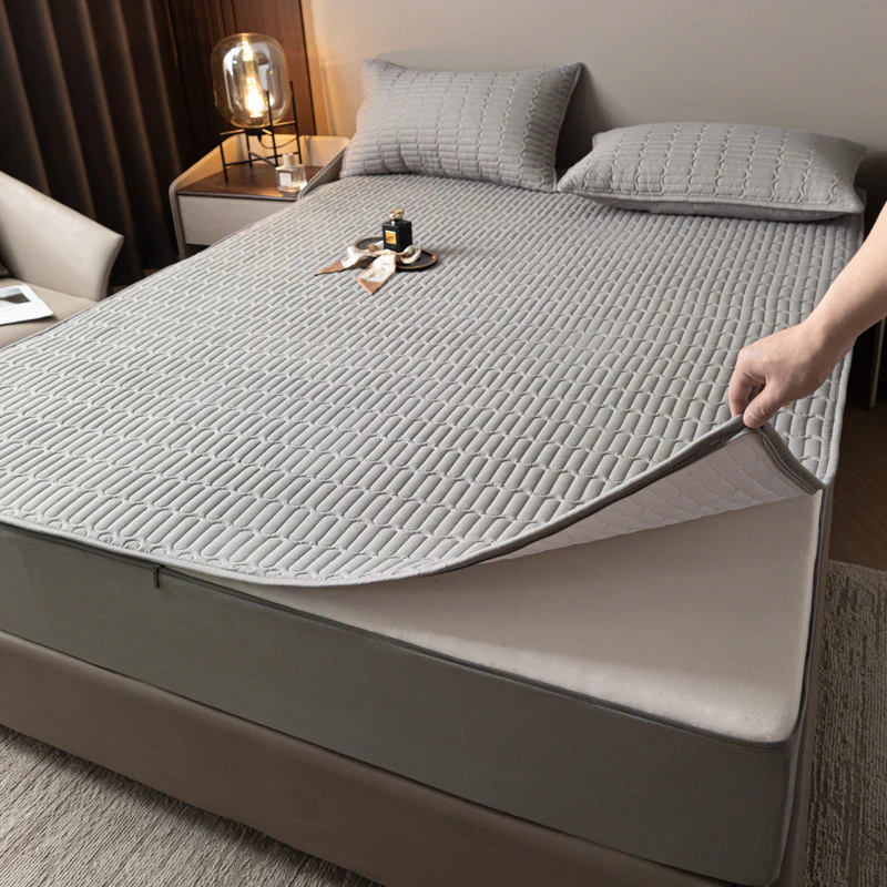 Soft & Antibacterial Full Enclosure Waterproof Zippered Mattress Protector - News Pet Shop