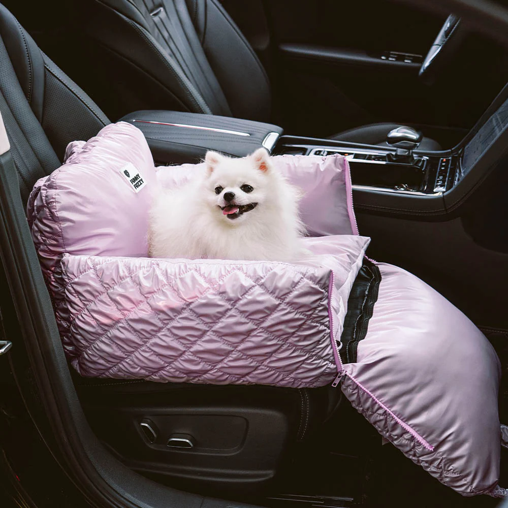 Cloud Luxury Quilted Dog Car Seat Booster Bed - News Pet Shop