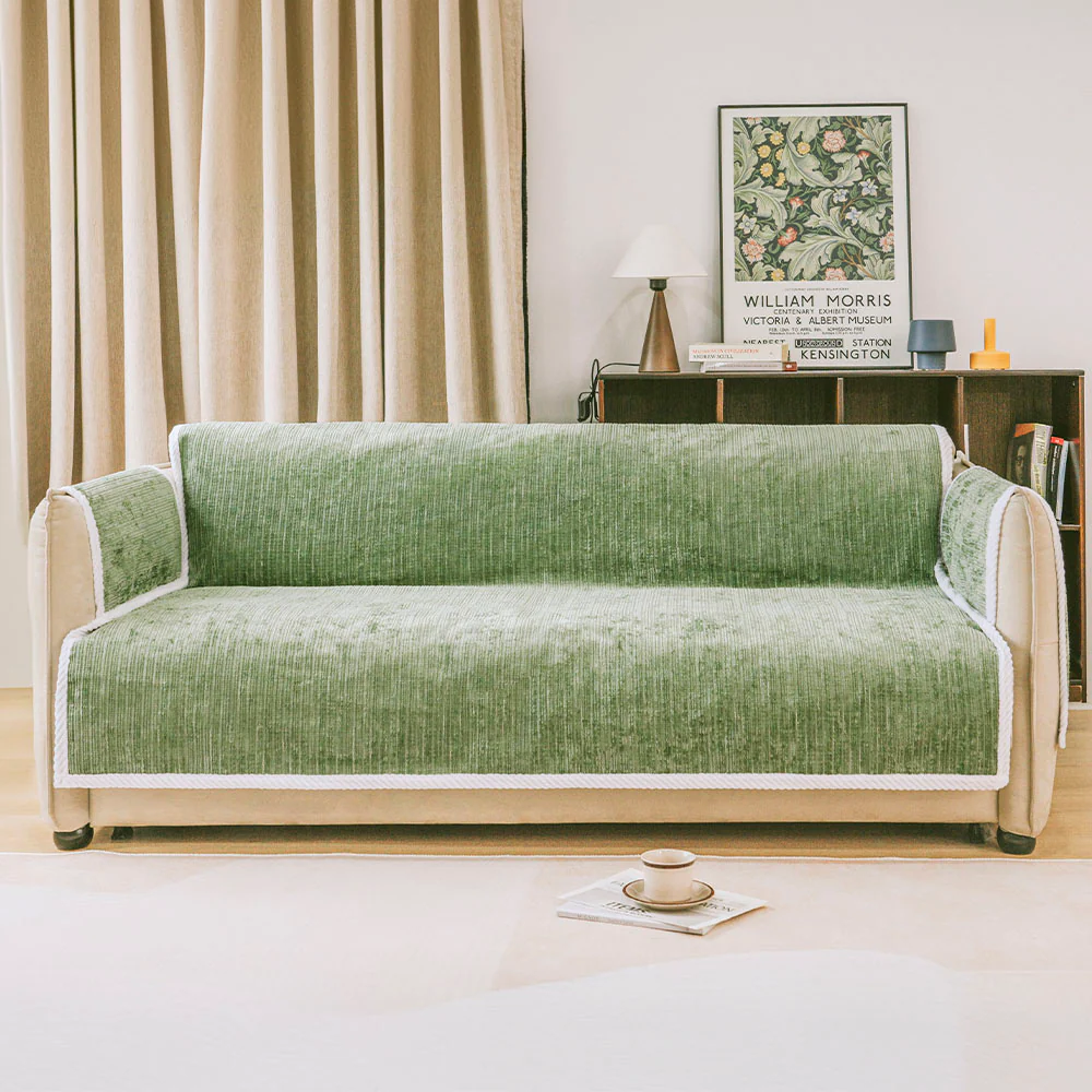 All-Season Anti-Slip Striped Pet Rug Furniture Protector with Armrest Couch Cover - Keep Still - News Pet Shop