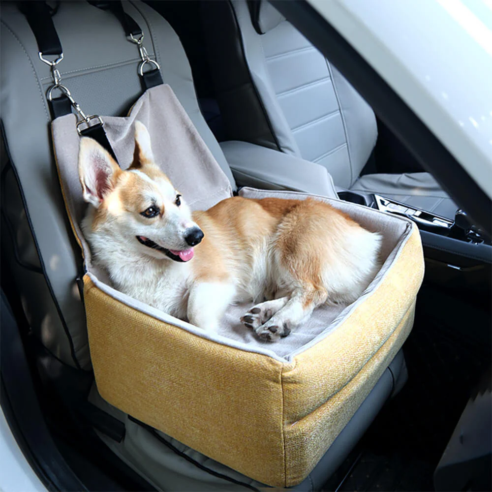 Travel Safety Seat Thickened Elevated Dog Car Seat Bed - News Pet Shop
