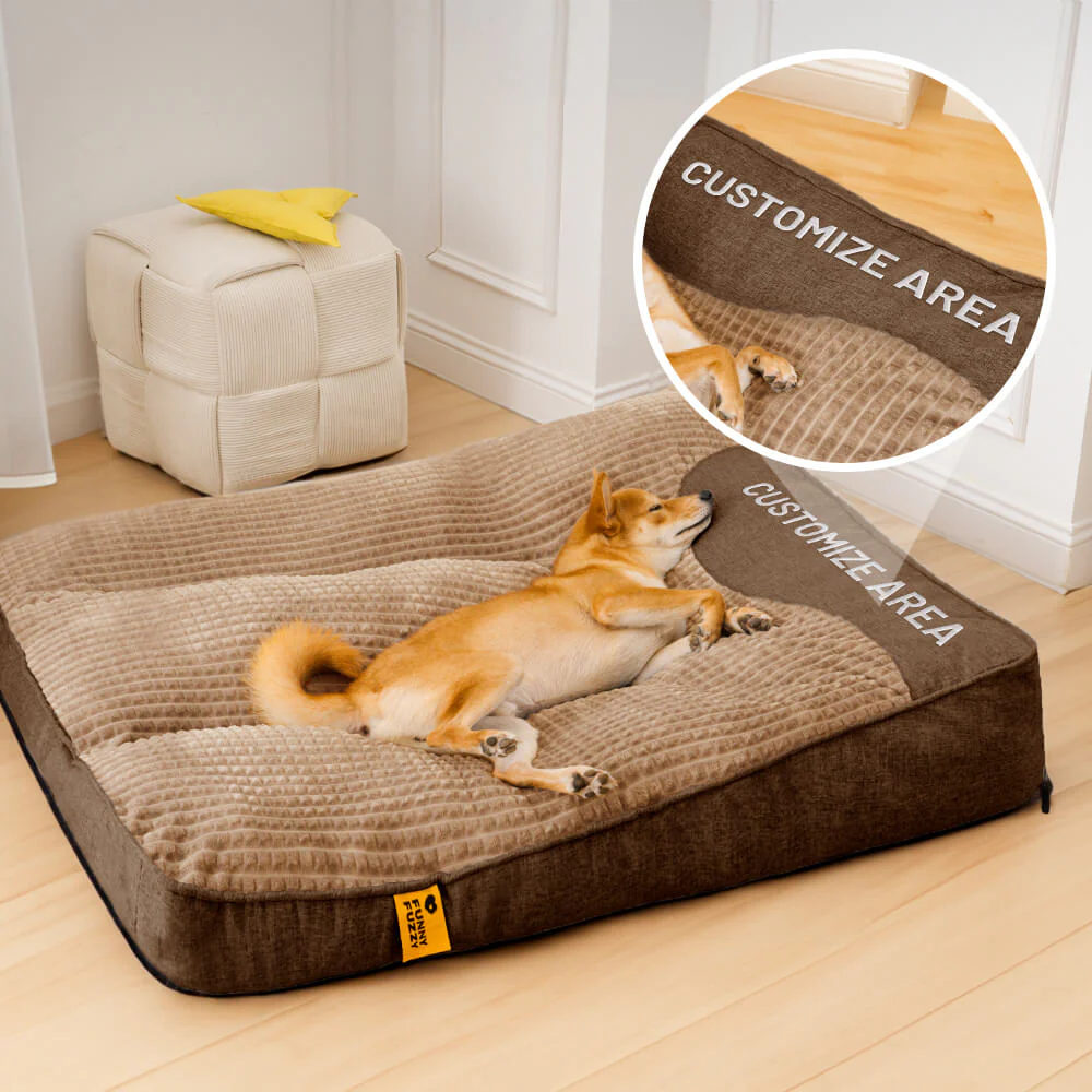Customized Large Thick Scratch-resistant Spine Protection Dog Cushion Bed - News Pet Shop