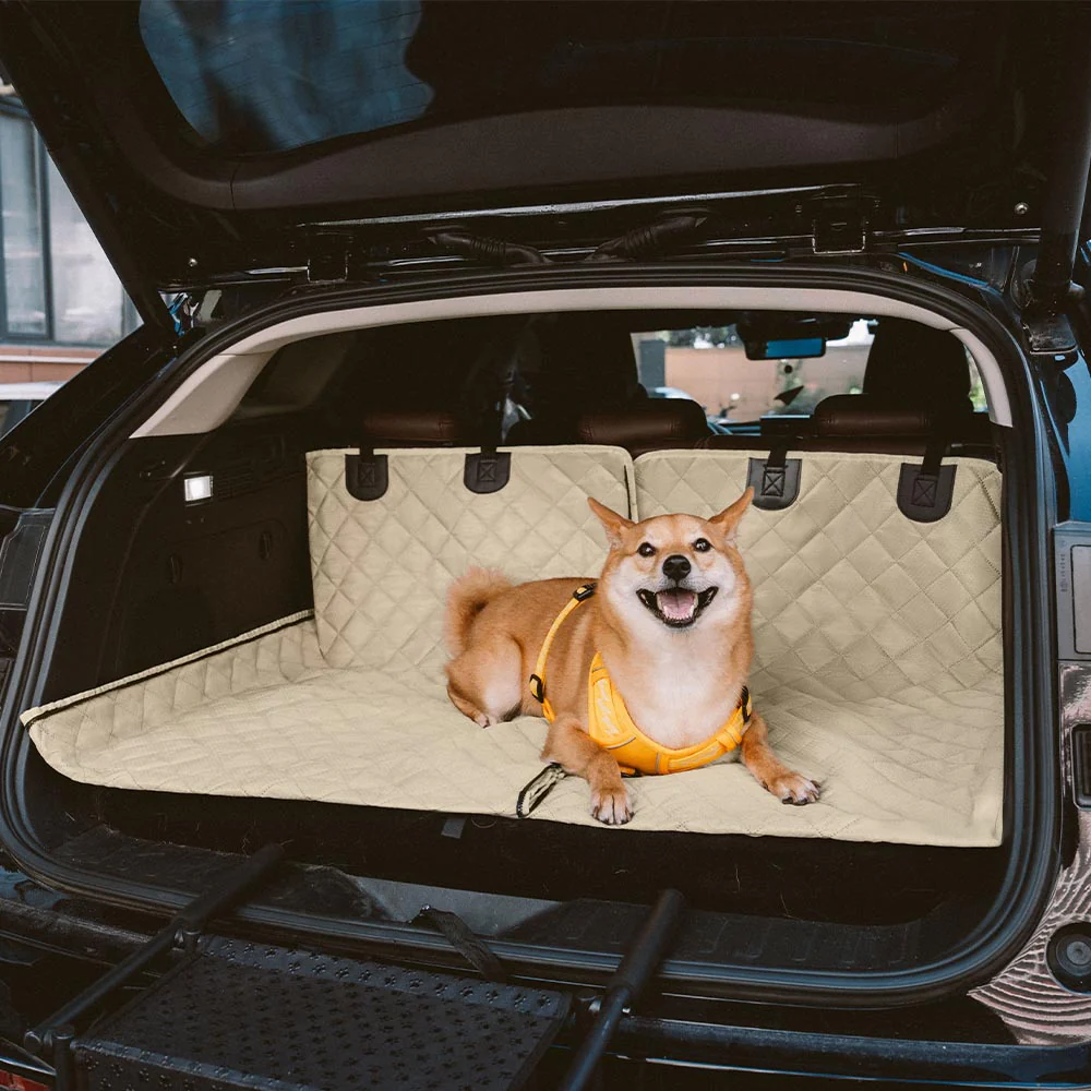 Waterproof Multi-Use Car Dog Seat Cover  C Convertible Back Seat Protector for Pets - News Pet Shop