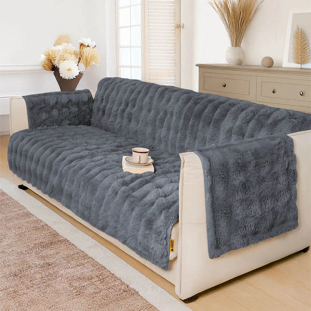 Water-resistant Fluffy Soft Furniture Protector Couch Cover-EverDry - News Pet Shop
