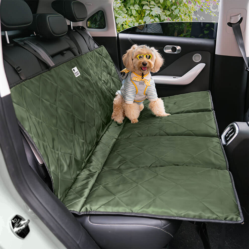 Travel Portable & Waterproof Folding Dog Car Back Seat Bed - News Pet Shop