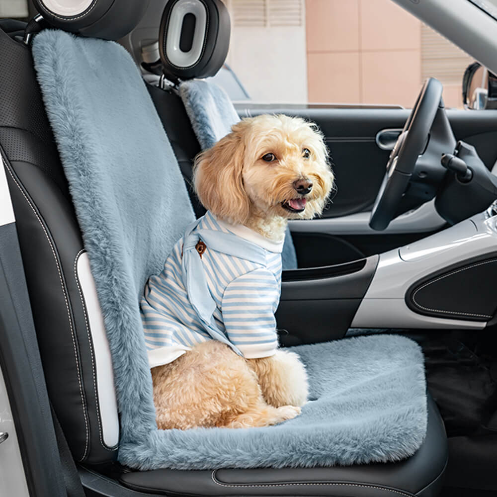 Warm Plush Universal Human Dog Car Seat Cover - News Pet Shop