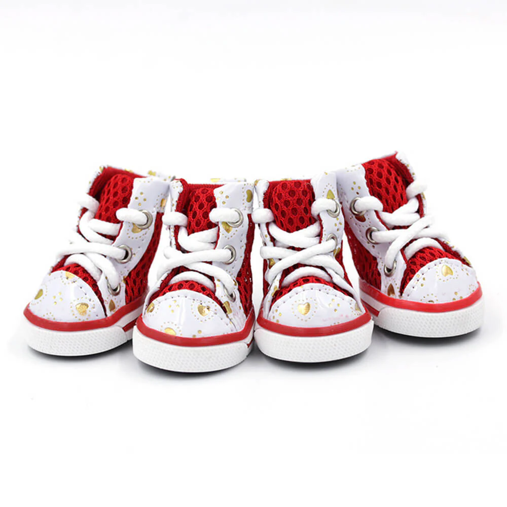 Trendy High-Top Breathable Mesh Anti-Slip Dog Sports Shoes - News Pet Shop