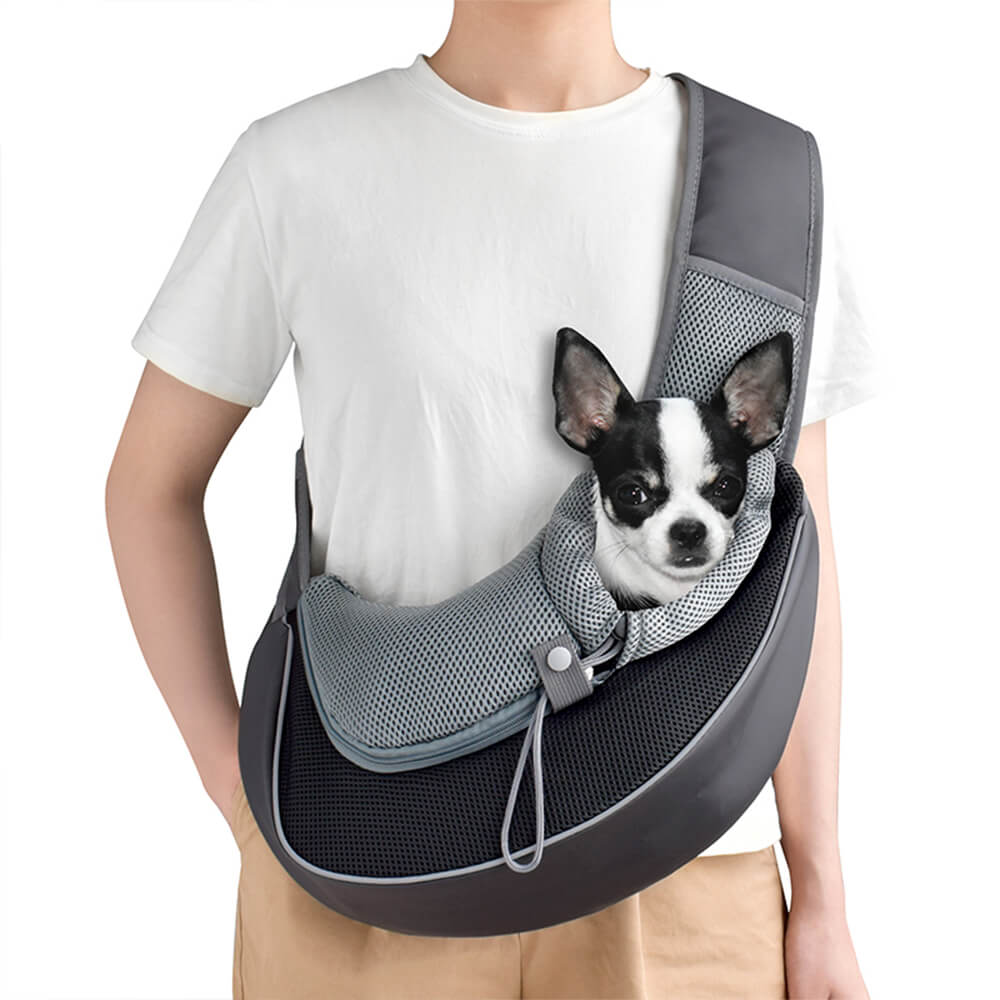 Stylish Portable Mesh PU Leather Dog & Cat Carrier Bag - News Pet Shop