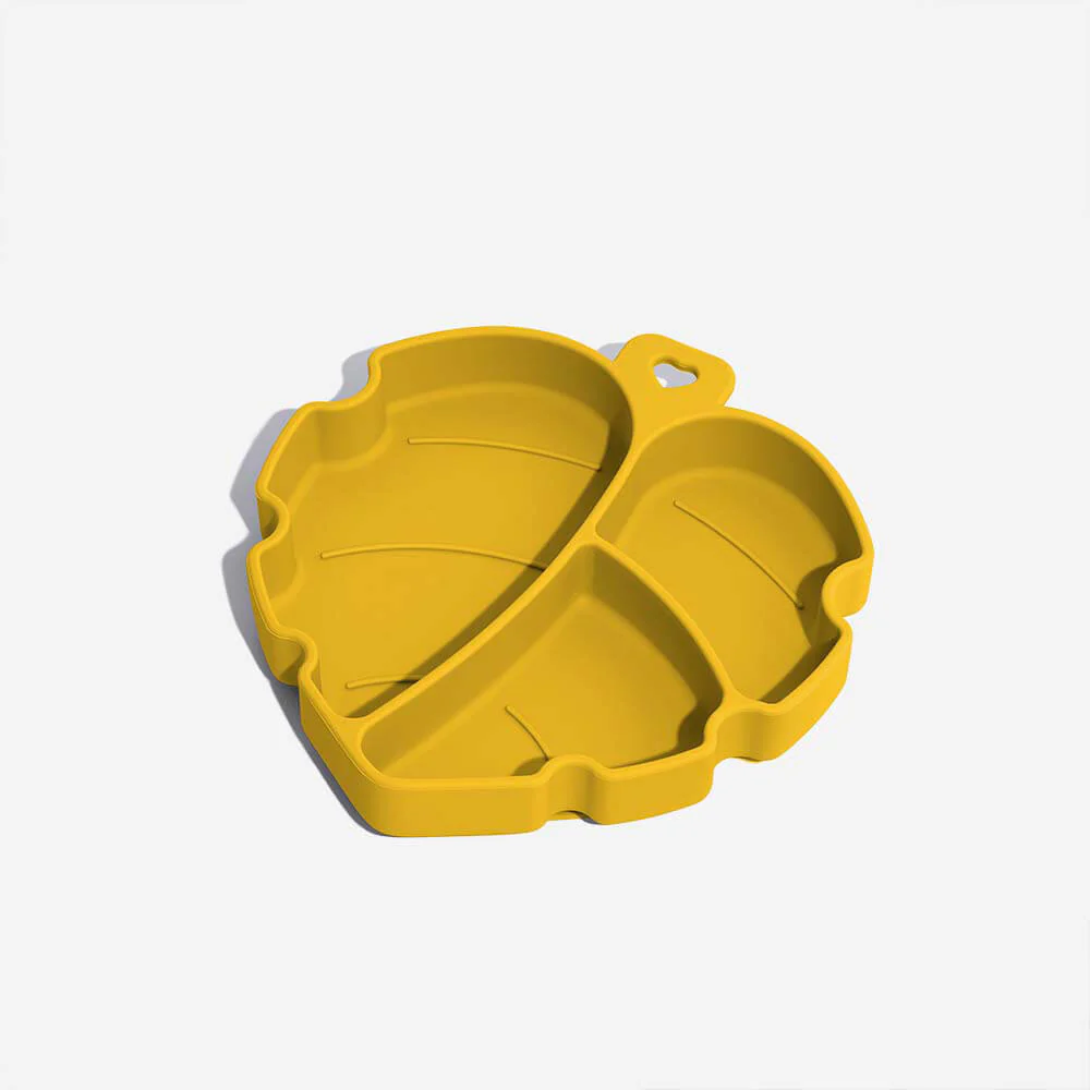 Suction Cup Pet Bowl - Leaf - News Pet Shop