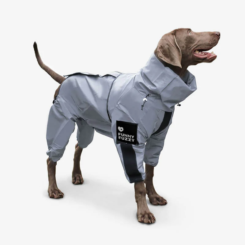 Reflective All-weather Waterproof Cool Dog Accessories Rain Coat - News Pet Shop