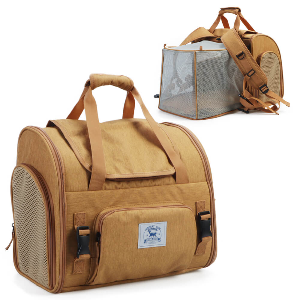 Expandable Large-Space Single Shoulder Handbag Travel Cat Carrier Bag - News Pet Shop