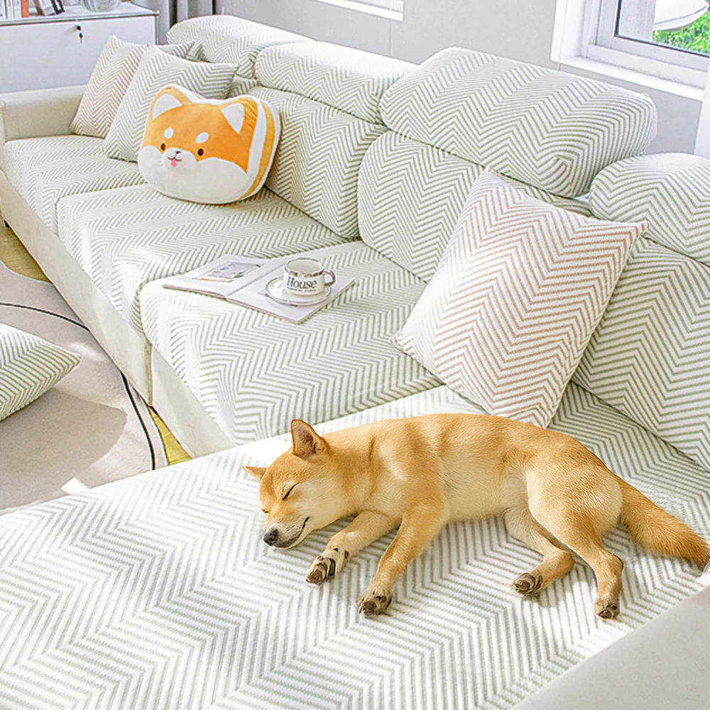 Cooling Ice Silk Stretch Full Wrap Sofa Protection Magic Couch Cover - News Pet Shop