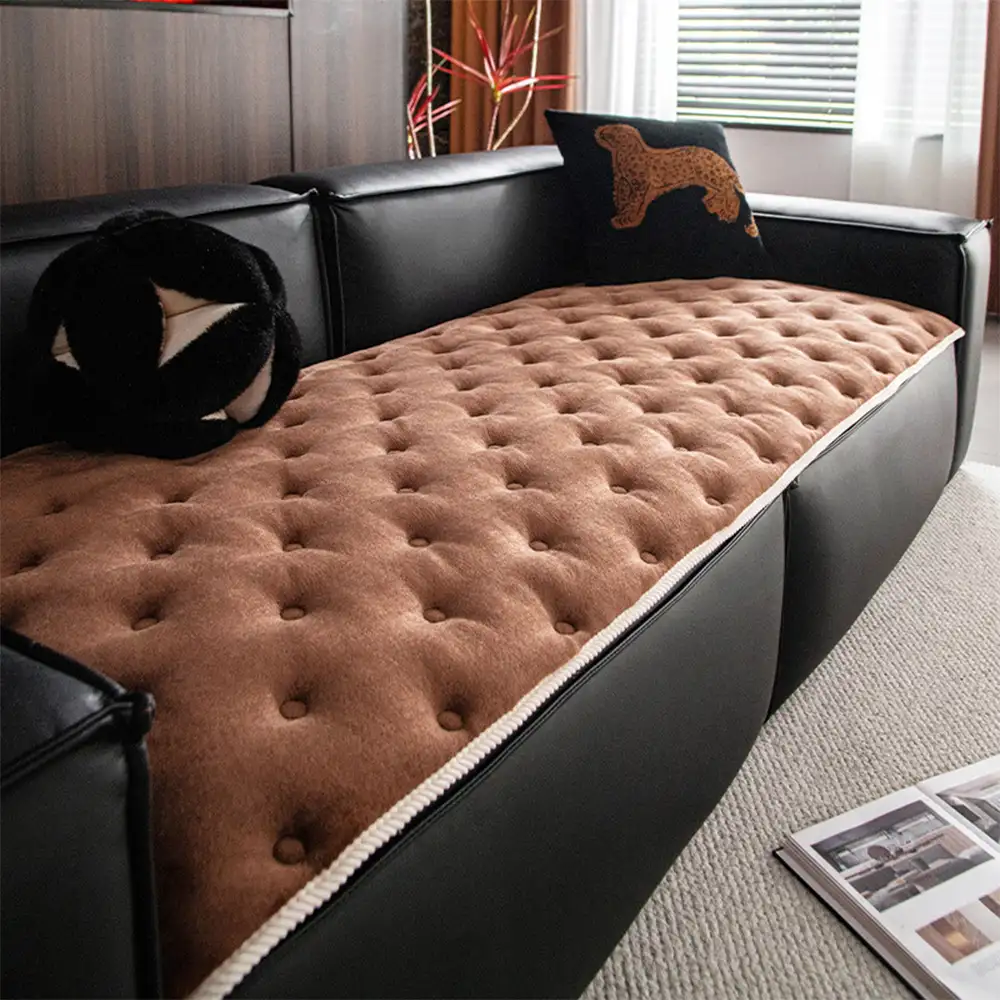 Vintage Leather Sofa Protection Non-Slip Couch Cover - News Pet Shop
