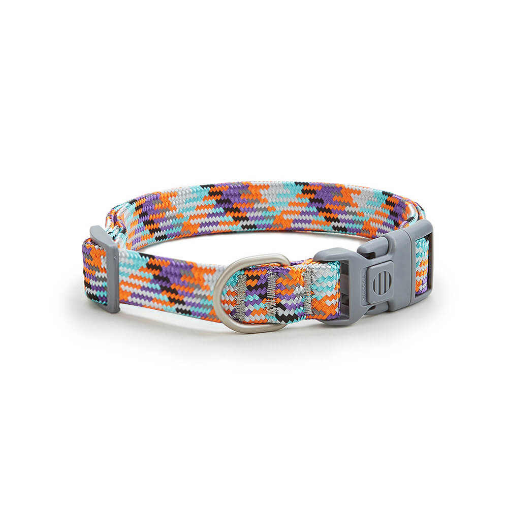 Reflective Weave Adjustable Anti Pull Dog Collar and Leash - News Pet Shop