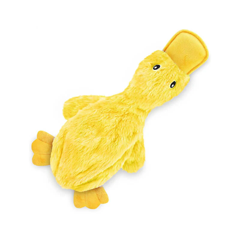 Cute Duck Plush Toy With Squeaker Dog Chew Toy - News Pet Shop
