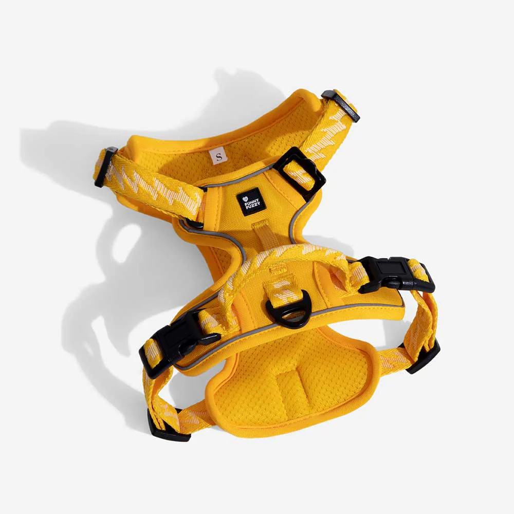 FUNNYFUZZY Reflective Adjustable Outdoor Dog Harness - Flexi Walker - News Pet Shop