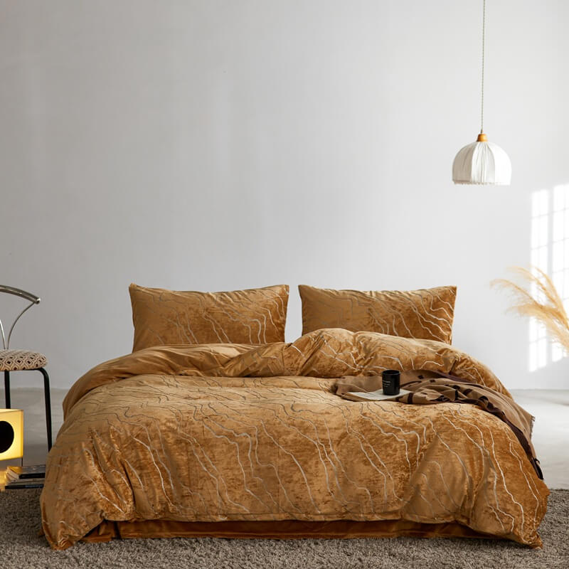 Premium Velvet Soft Anti-Static Suede Bed Sheet Set - News Pet Shop