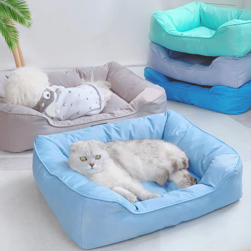 Waterproof Square Medium Cooling Dog & Cat Bed - News Pet Shop