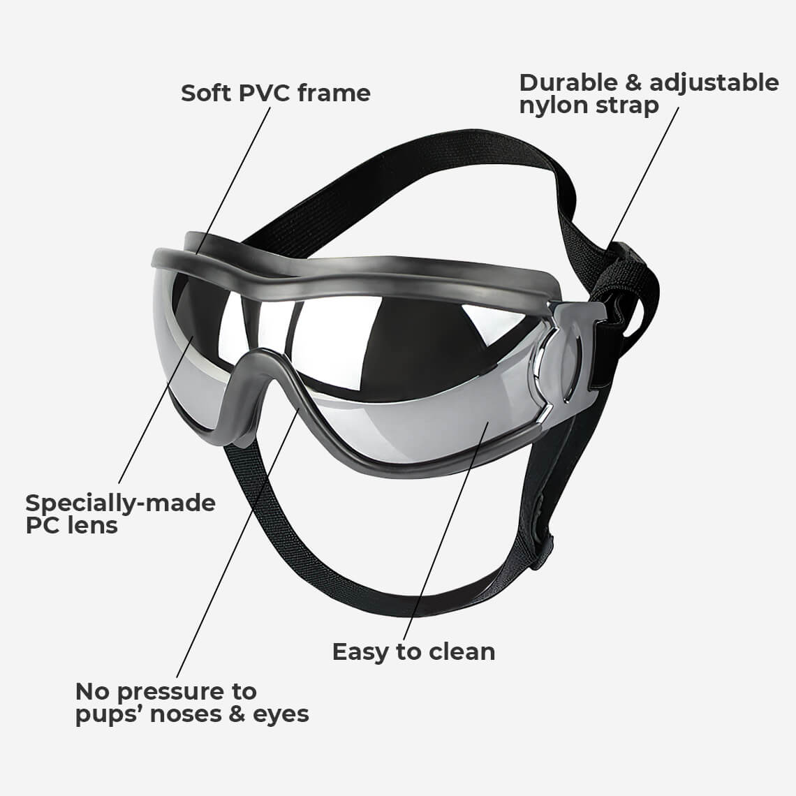 Goggles For Big Cool Dog Accessories - News Pet Shop