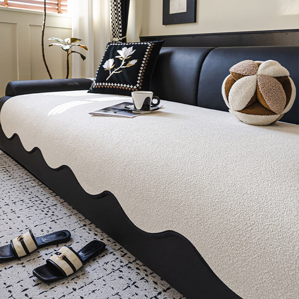 Water-repellent Teddy Fleece Non-Slip Straight Couch Cover - News Pet Shop