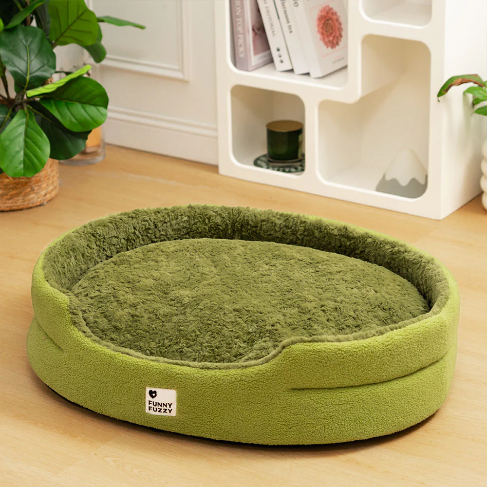 Fluffy Fleece Moss 2 in 1 Multifunction Comfort Dog Bed - News Pet Shop