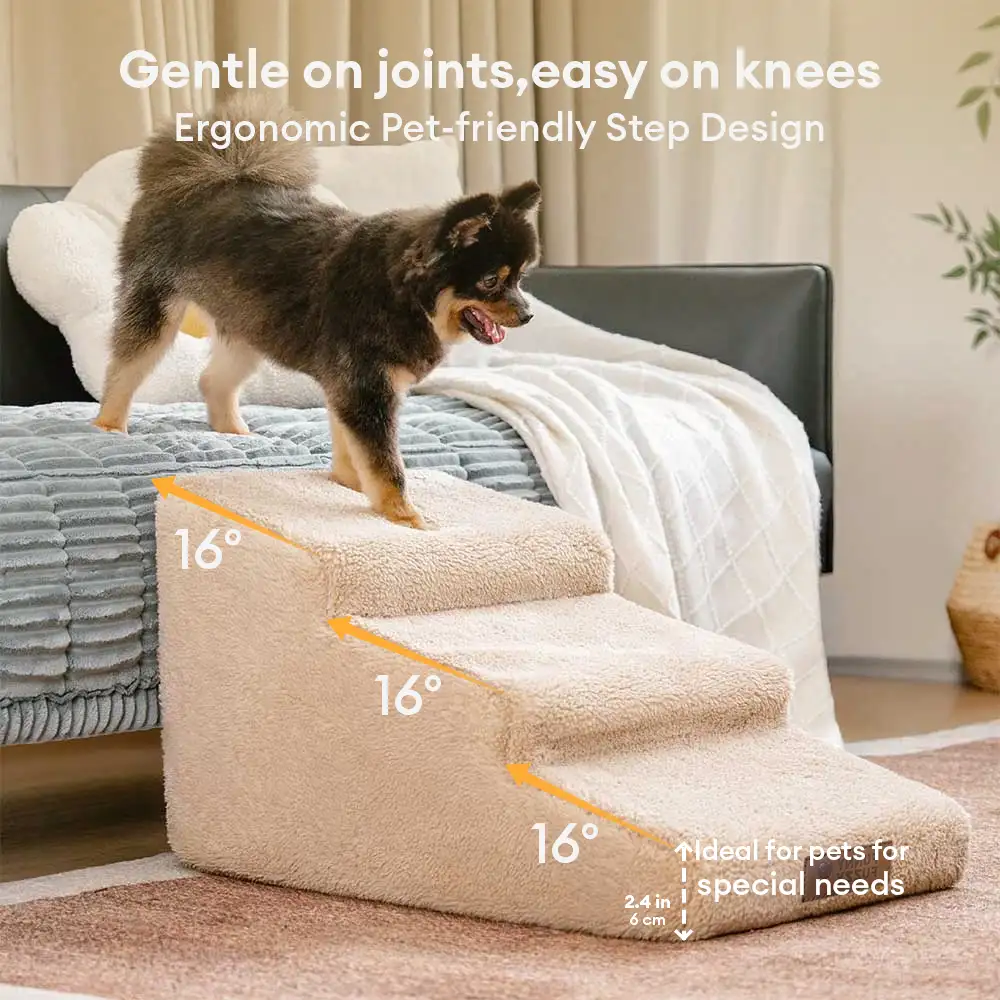 Climbing Aid for Bed and Couch Access Joint Protection Soft Dog Ramp Stairs - News Pet Shop