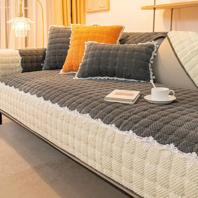 Corduroy Warm Scratch Resistant Sofa Protective Couch Cover - News Pet Shop
