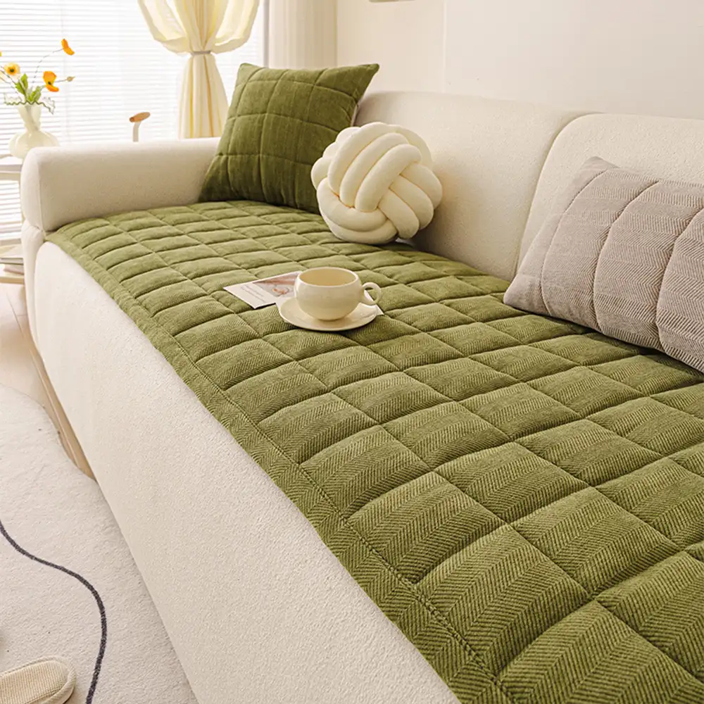 Herringbone Chenille Elegant Breathable Sofa Decoration Non-slip Couch Cover - News Pet Shop
