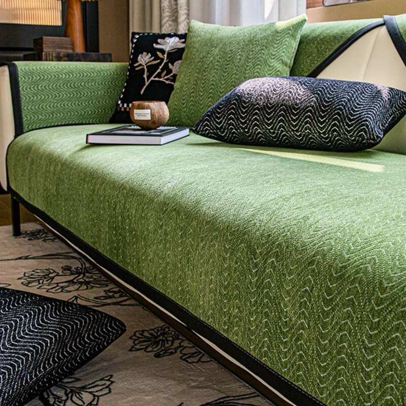 Chenille French Elegance Anti-Scratch Sofa Protector Couch Cover - News Pet Shop